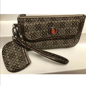 Luca Ferrie Wristlet with Change Purse